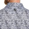 Áo golf nam tay ngắn Garden Print Lisle Periwinkle 37462 | FootJoy