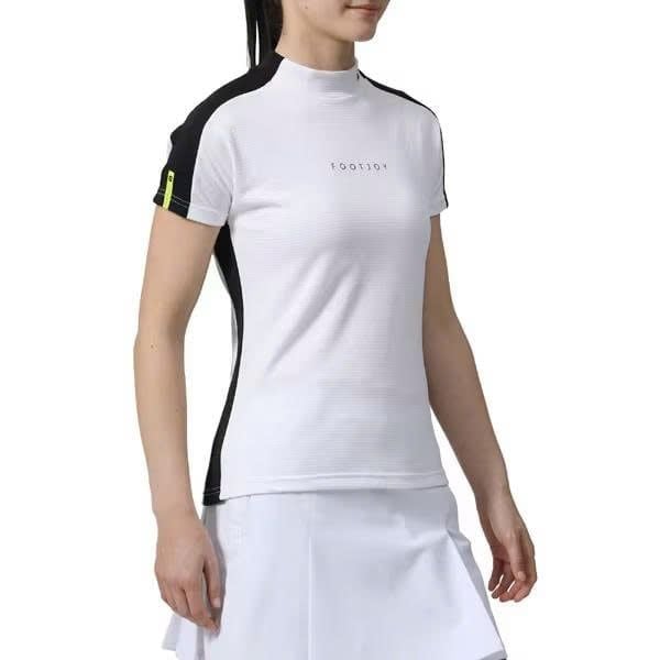 Áo Golf Nữ Tay Ngắn Footjoy Solid Mock Neck Shirt 81922 | Footjoy