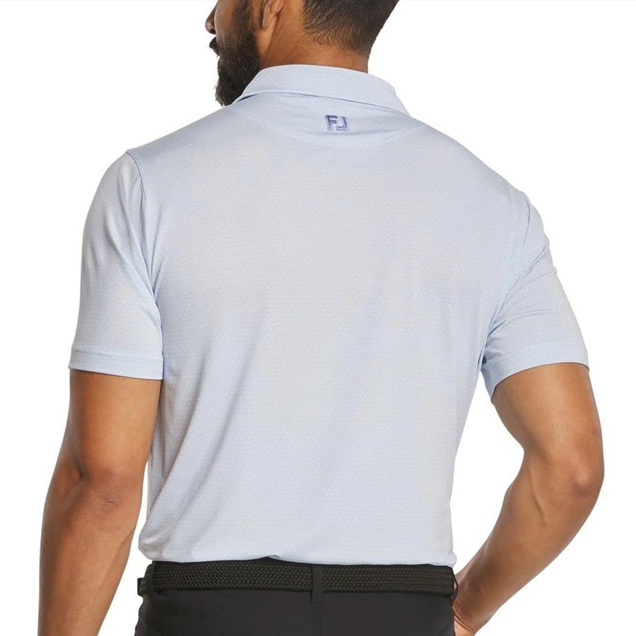 Áo Golf Tay Ngắn FootJoy Deco Diamond Print Lisle 37439 | FootJoy
