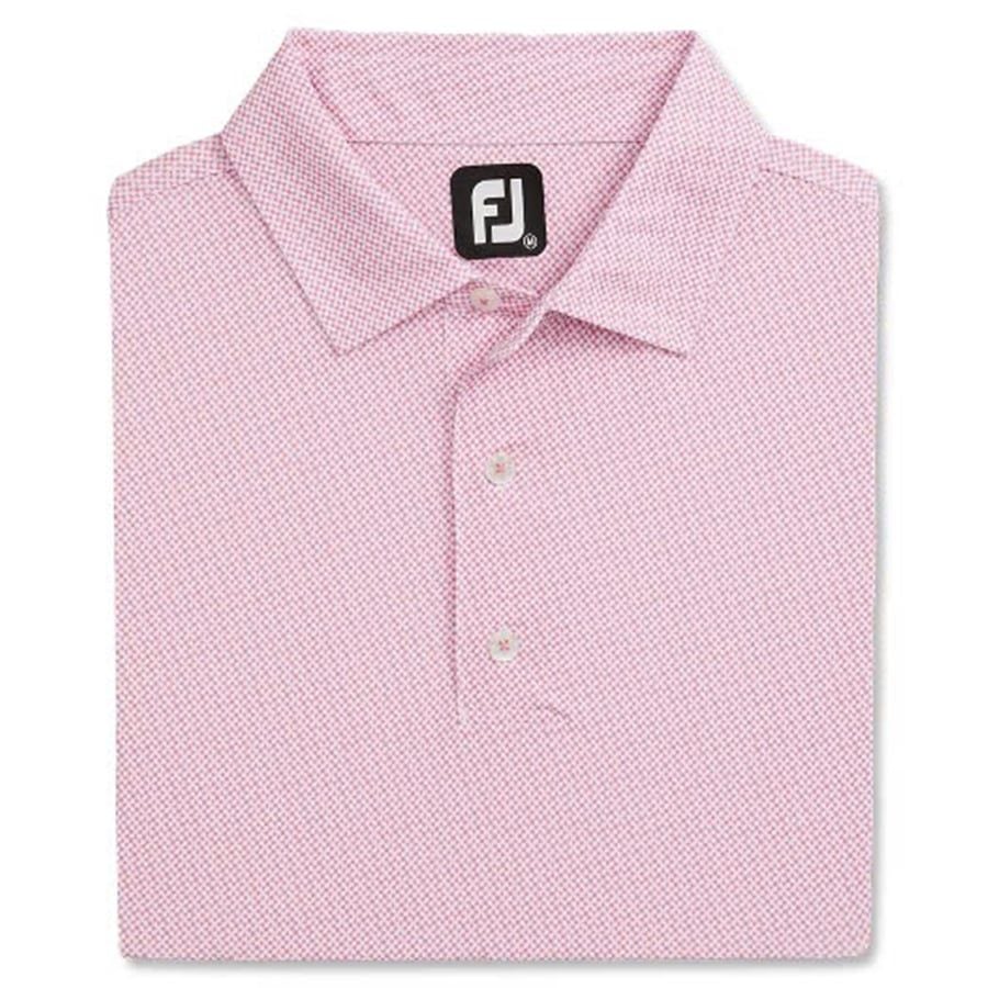 Áo Golf Tay Ngắn FootJoy Salamander Print Lisle, Self Collar 31394  |