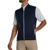 Áo Golf Tay Ngắn FootJoy Double Jersey Knit Full Zip Vest w Rib Accent