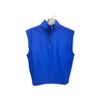 Áo golf nam tay ngắn FJ Ribbed Jacquard 1/2 Zip Vest Marine 95213 MEGA