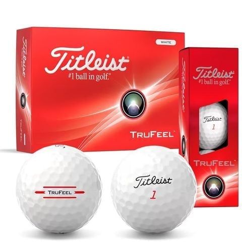 Hộp 12 bóng golf TruFeel 2 lớp 2024 màu Trắng | Titleist