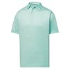 Áo golf nam tay ngắn Allover Floral Lisle Emerald/White 31494 | FootJo