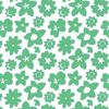 Áo golf nam tay ngắn Allover Floral Lisle Emerald/White 31494 | FootJo