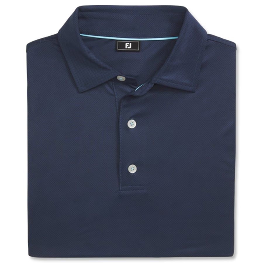Áo golf nam tay ngắn Tonal Dot Print Lisle Navy 31485 | FootJoy