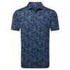 Áo Golf Tay Ngắn FootJoy Leaf Camo Lisle, Self Collar 32689 | FootJoy