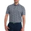 Áo Golf Tay Dài Footjoy  Hidden Palm Print Lisle Self Collar  39469 |