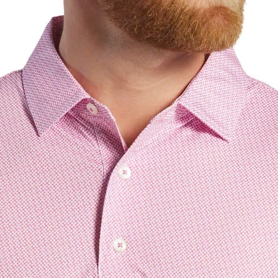 Áo Golf Tay Ngắn FootJoy Salamander Print Lisle, Self Collar 31394  |