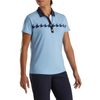 ÁO FOOTJOY CAP SLEEVE HOUNDSTOOTH PRINT 87346 BLUE S (F)