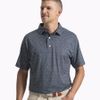 Áo Golf Tay Ngắn Wave Print Lisle Self Collar 39495 | Footj