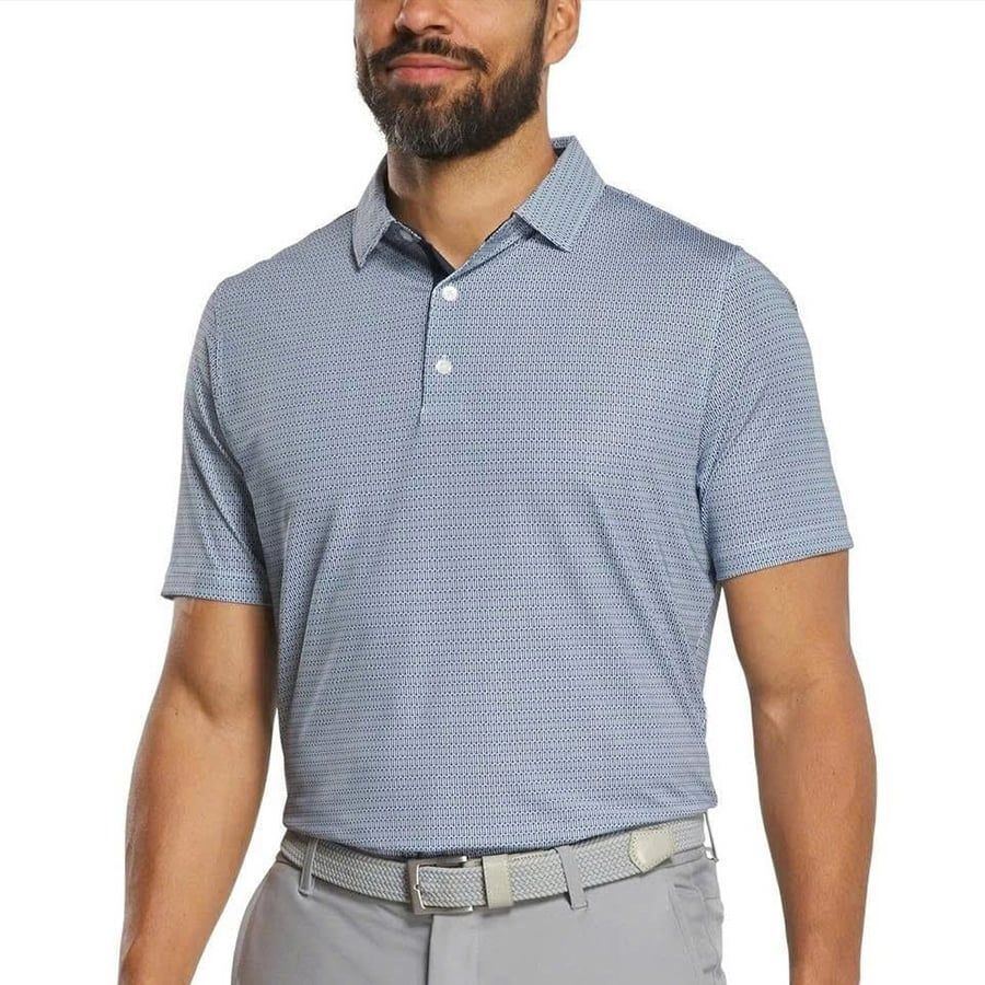 Áo Golf Tay Ngắn FootJoy Tee Geo Print Lisle 37476 | FootJoy