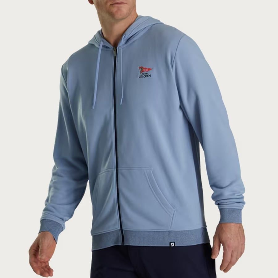 Áo Golf Tay Dài  Áo Footjoy Full-Zip Hoodie Blue 28945 | FootJoy