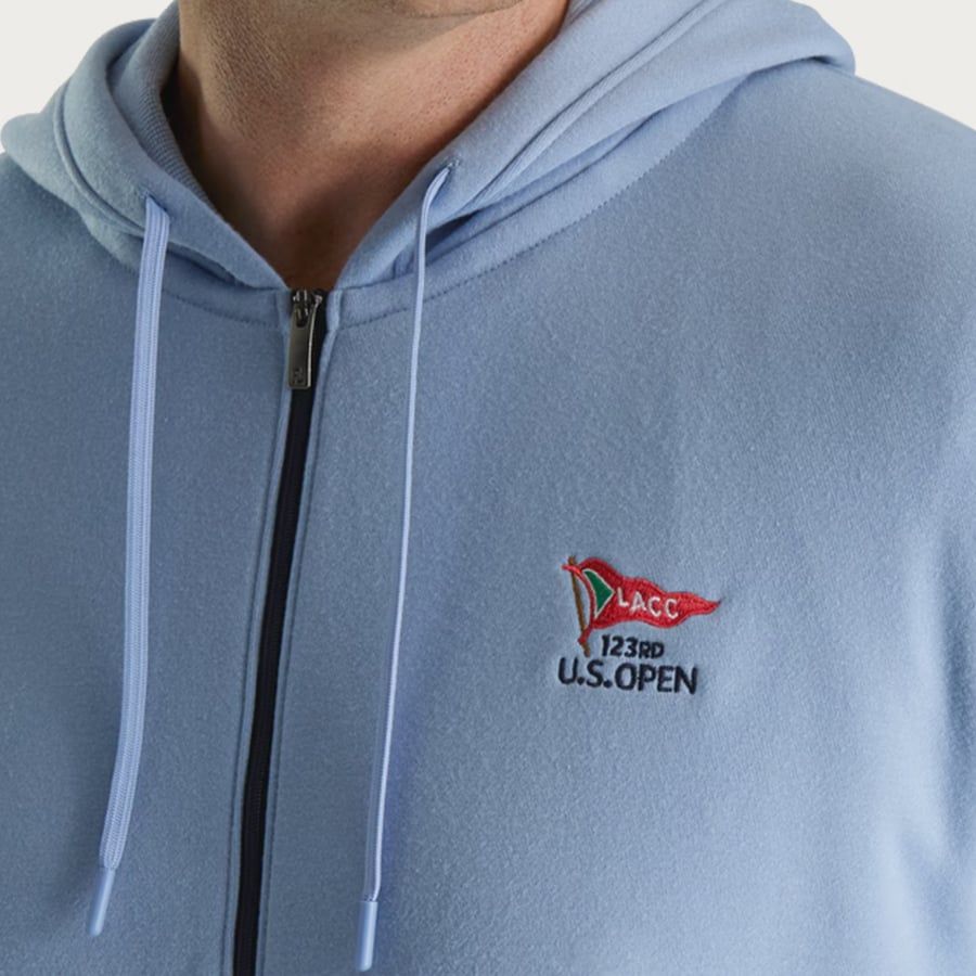 Áo Golf Tay Dài  Áo Footjoy Full-Zip Hoodie Blue 28945 | FootJoy