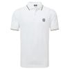 Áo Golf Tay Ngắn FootJoy Eu Sld W Trim Pique Wht W Yllw 32533 | FootJo