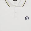 Áo Golf Tay Ngắn FootJoy Eu Sld W Trim Pique Wht W Yllw 32533 | FootJo