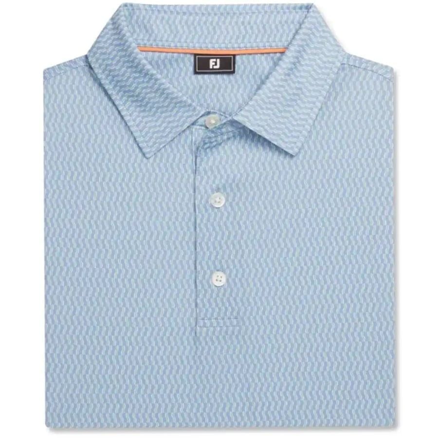Áo Golf Tay Ngắn FootJoy   Wiggle Print Lisle Self Collar 32565  | Foo