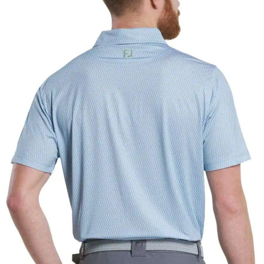 Áo Golf Tay Ngắn FootJoy   Wiggle Print Lisle Self Collar 32565  | Foo