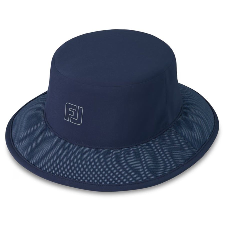 Nón rộng vành golf HydroSeries Bucket Hat Navy 35628 | FootJoy