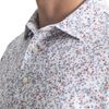 Áo Golf Tay Ngắn FootJoy Watercolor Floral Print Pique Self Collar 394