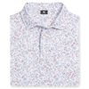 Áo Golf Tay Ngắn FootJoy Watercolor Floral Print Pique Self Collar 394