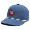 Nón kết golf nam Unstructured 5-Panel Cap Blue 18th Flag 45844 | FootJ