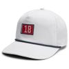 Nón kết golf nam Unstructured 5-Panel Cap White 18th Flag 45846 | Foot