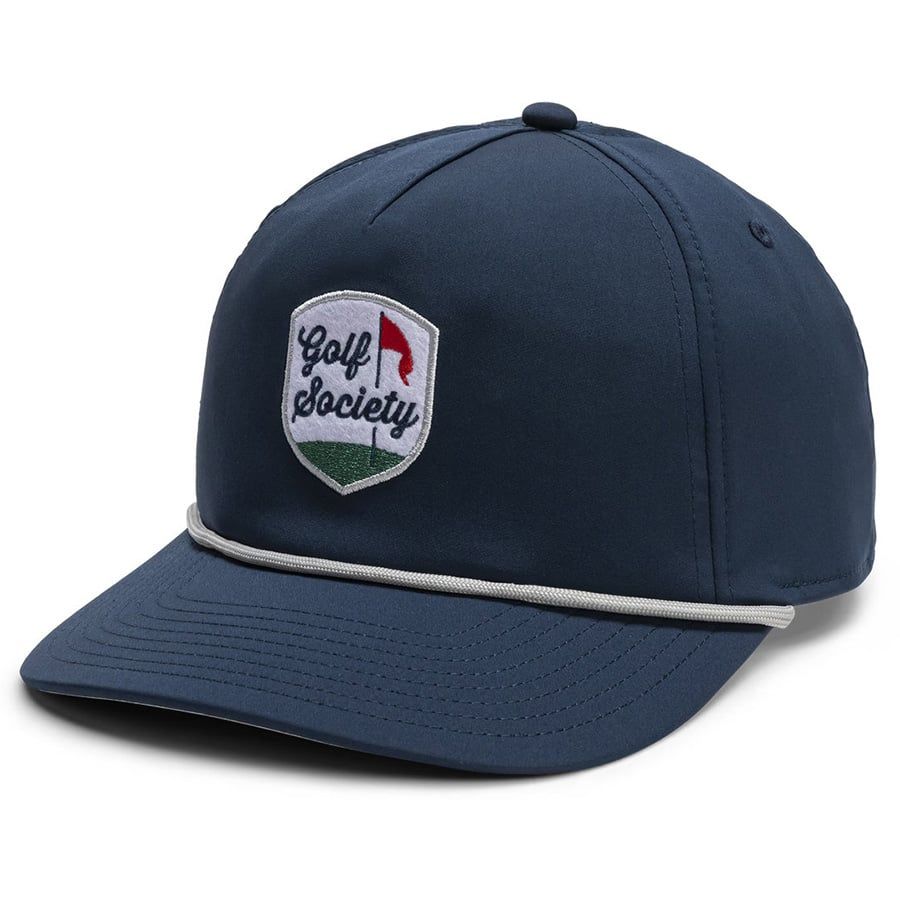 Nón kết golf nam Unstructured 5-Panel Cap Navy Golf Society 45848 | Fo