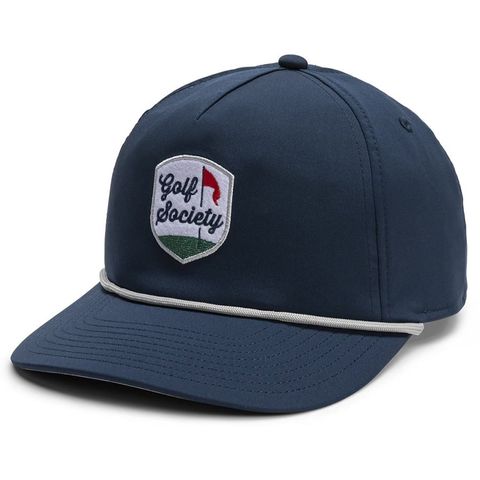 Nón kết golf nam Unstructured 5-Panel Cap Navy Golf Society 45848 | FootJoy