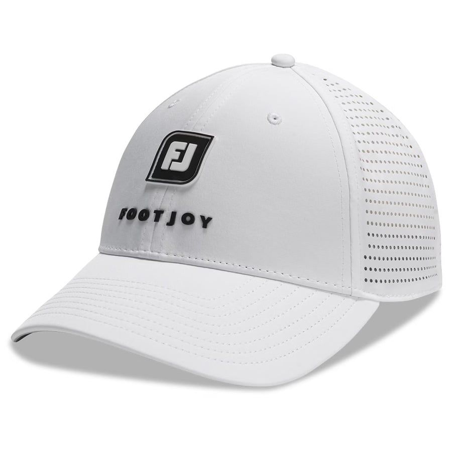 Nón kết golf nam Perforated Trucker Cap White 45854 | FootJoy