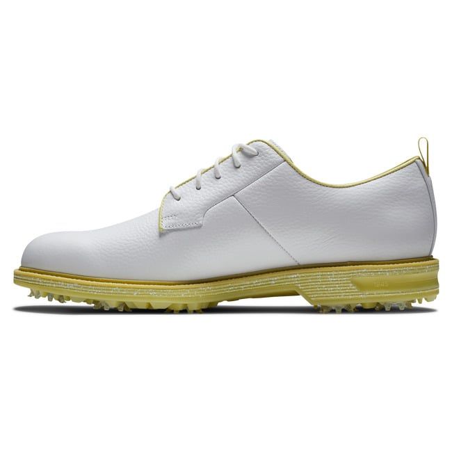 Giày Golf Nam FJ DJ PREM PASTELS WHT/WHT/YLW  | FootJoy | Tặng 1 dù go