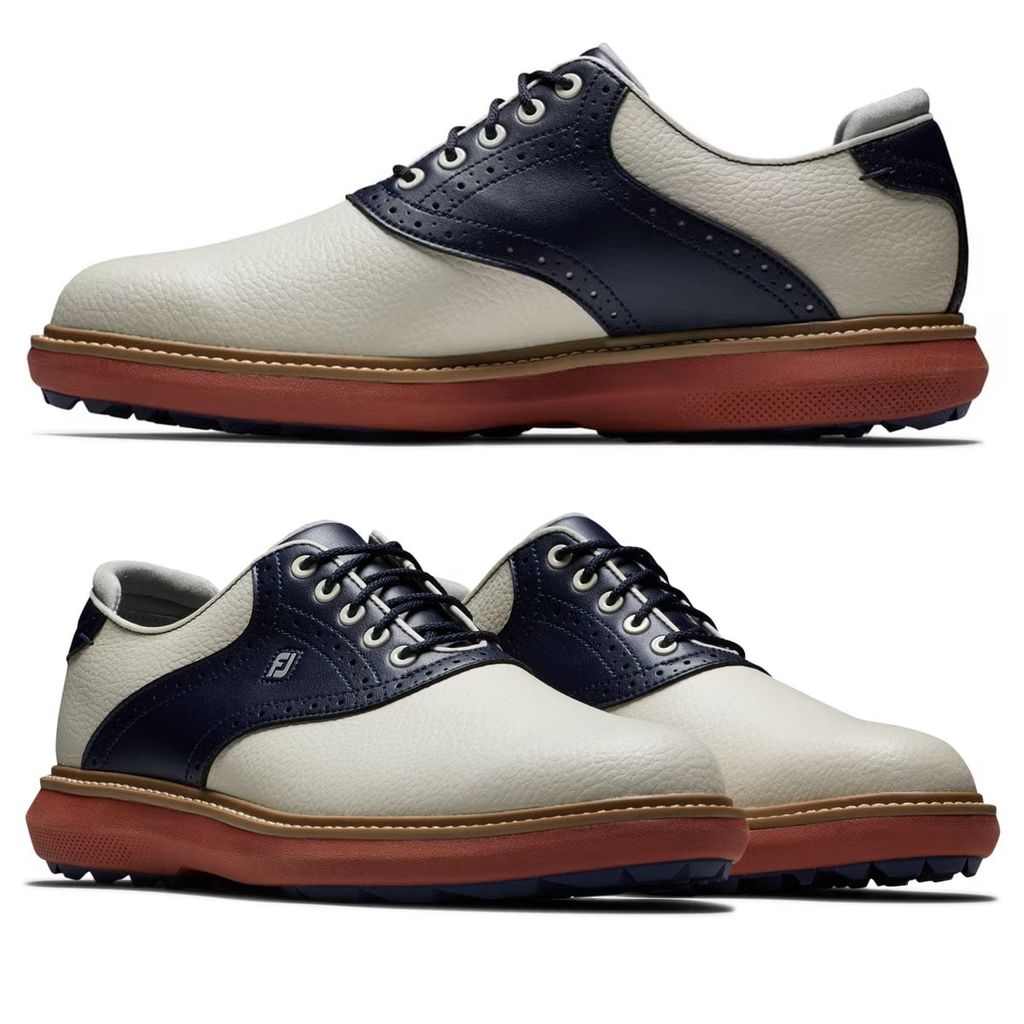 Giày Golf Nam FootJoy FJ 57925 DS FJ TRADITIONS TAN/NVY/RED