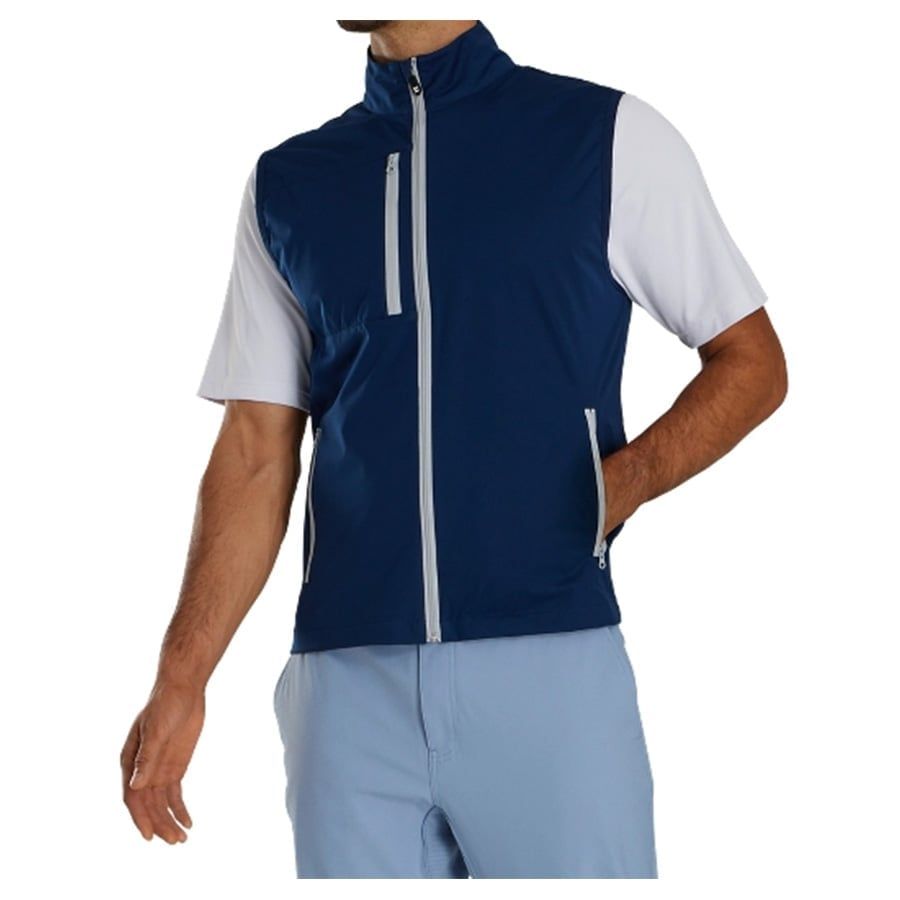 Áo golf nam tay ngắn FJ ES SOFTHSELL VEST NAVY 82396 MEGA SALE | FootJ