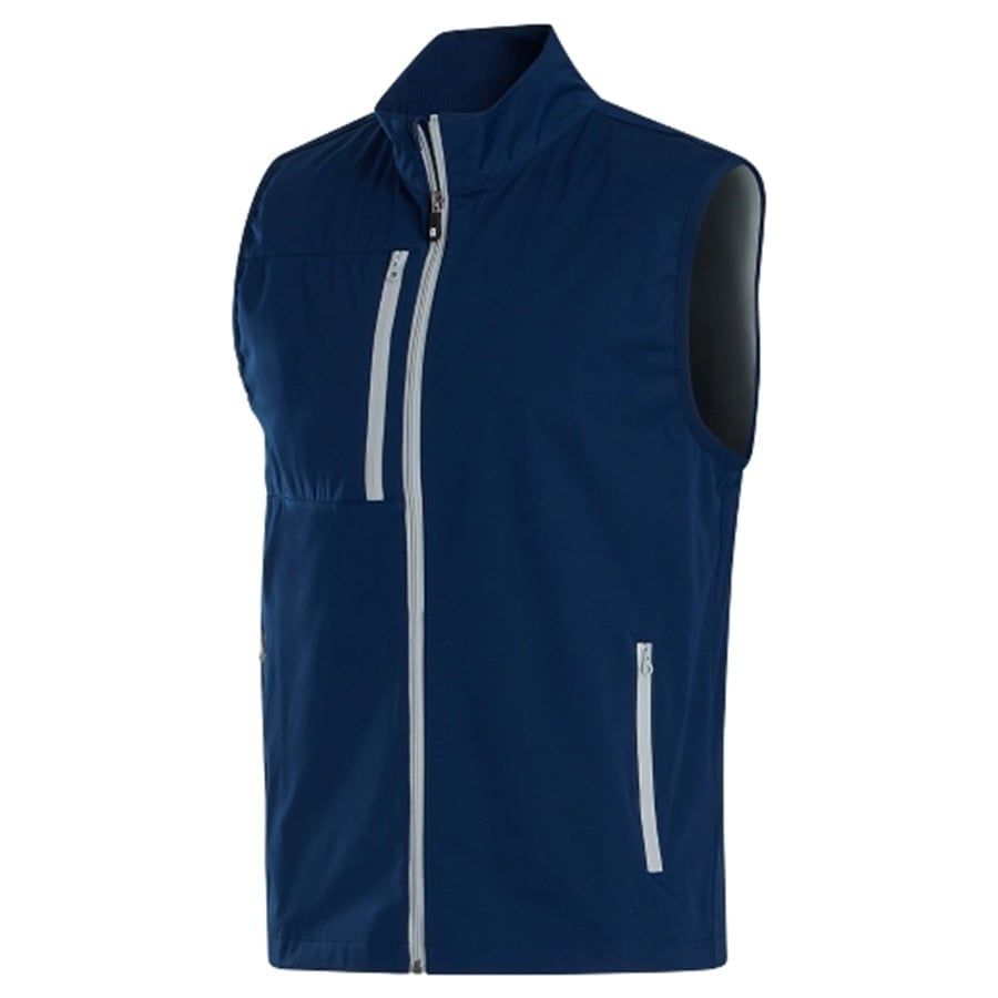 Áo golf nam tay ngắn FJ ES SOFTHSELL VEST NAVY 82396 MEGA SALE | FootJ