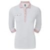 Áo Golf Nữ Tay Ngắn 3/4 Sleeve Pique with Printed Trim Shirt 82683 | F