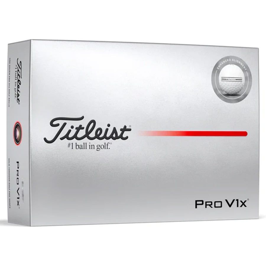 Bóng golf Pro V1X 2025 White PERFORMANCE ALIGNMENT BLUE | Titleist