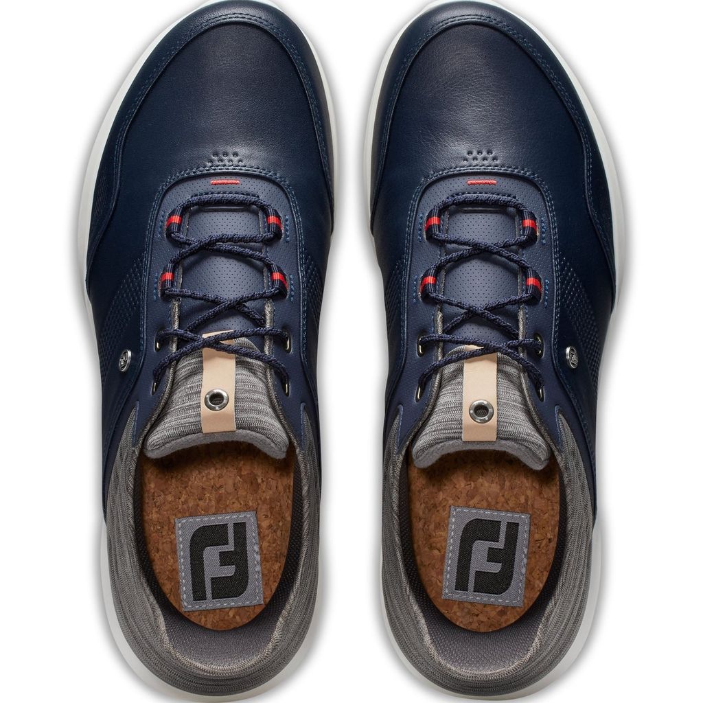 Giày Golf Nam FootJoy FJ 50079 CF STRATOS SPKL NVY/GRY/BGE