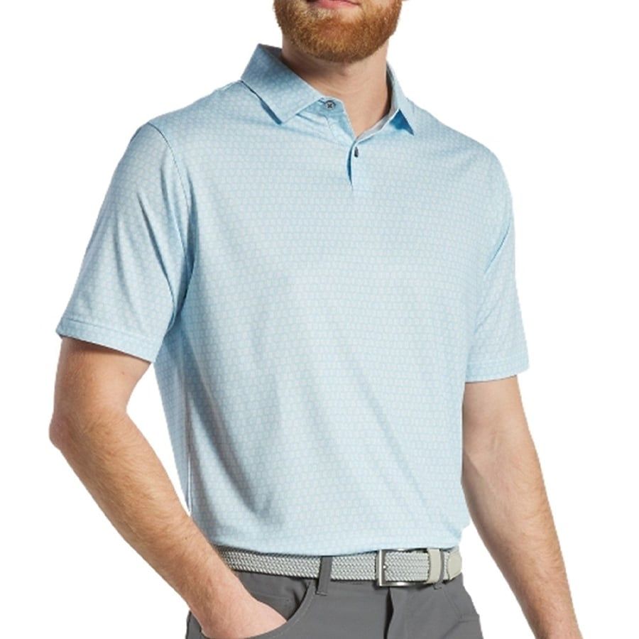 Áo Golf Tay Ngắn FootJoy Salamander Print Lisle, Self Collar 31394  |