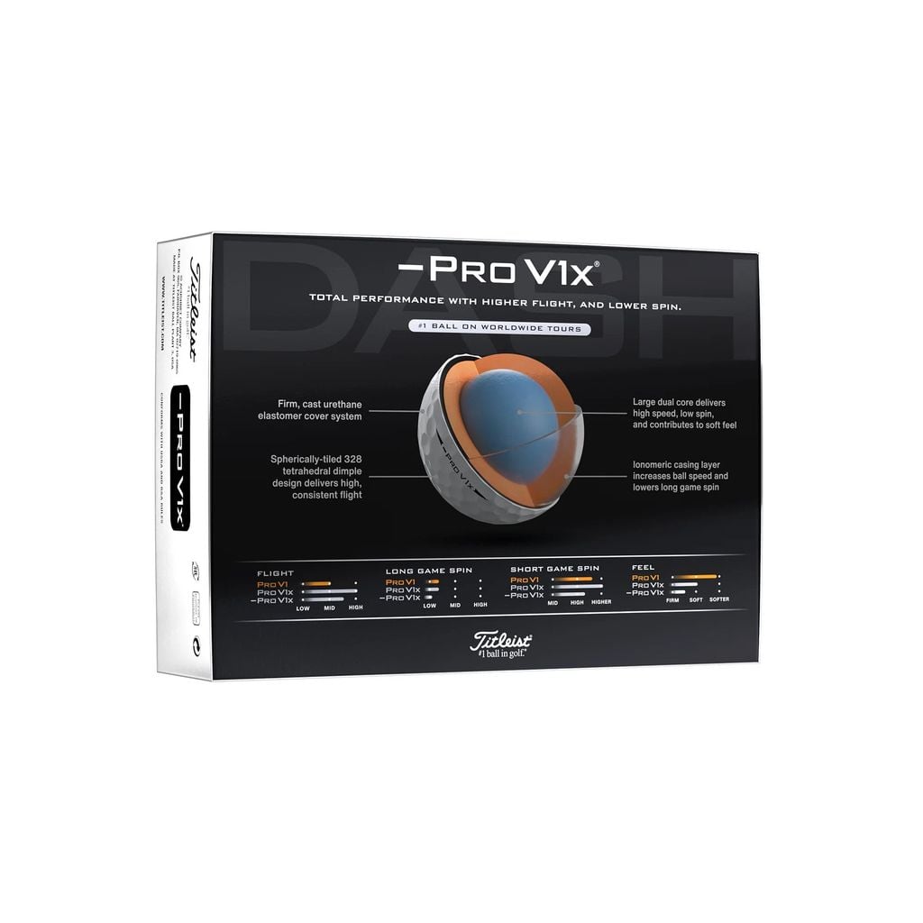 Bóng golf Pro V1X 19 LEFT DASH  | Titleist