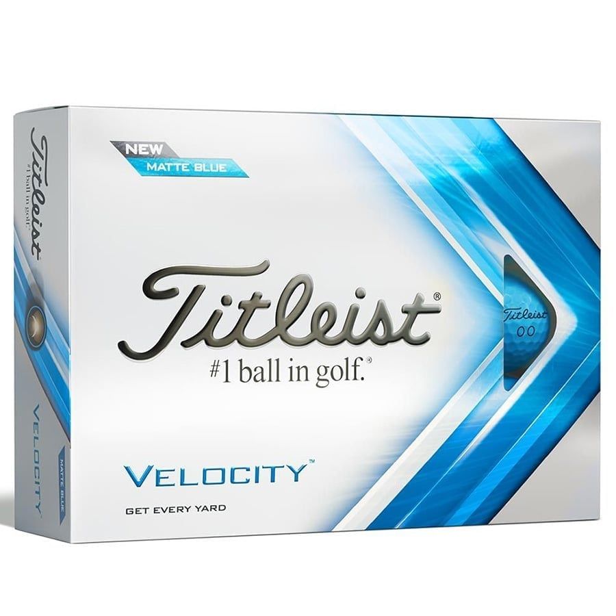 Hộp 12 bóng golf Velocity 2 lớp màu Xanh MEGA SALES | Titleist