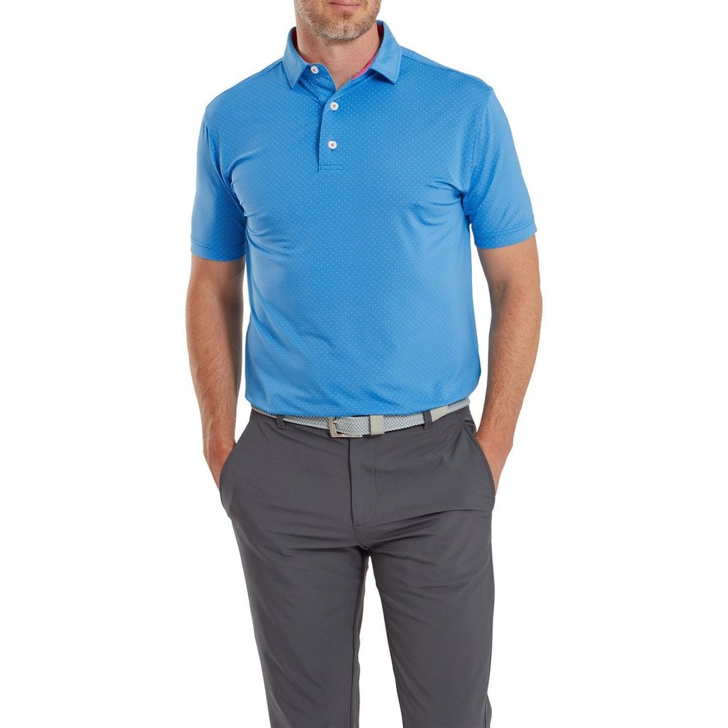 Áo golf nam tay ngắn Stretch Lisle Dot Print 89693 | FootJoy