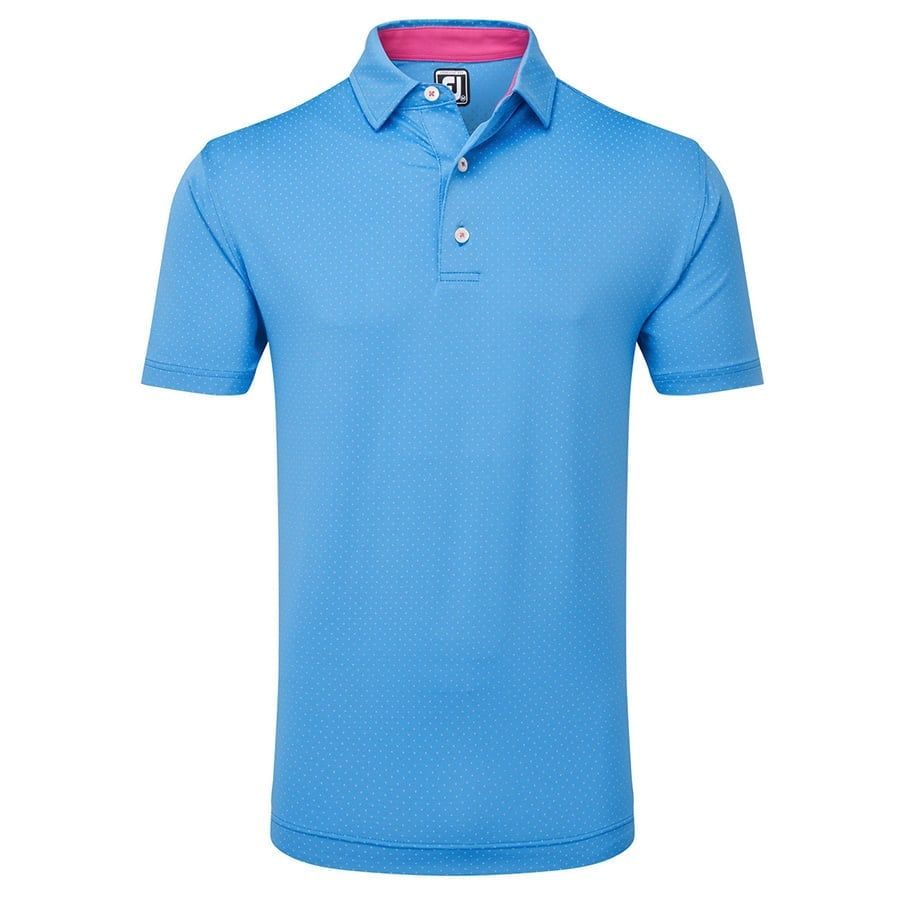 Áo golf nam tay ngắn Stretch Lisle Dot Print 89693 | FootJoy