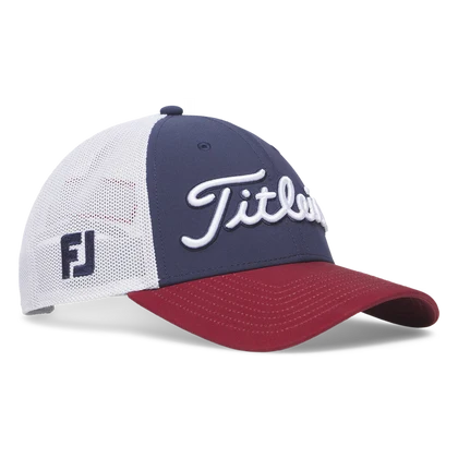 Nón Kết Golf Tour Perfor Mesh Navy/Crimson/White TH25ATPM-461 | Titlei