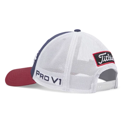 Nón Kết Golf Tour Perfor Mesh Navy/Crimson/White TH25ATPM-461 | Titlei