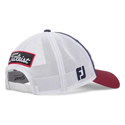 Nón Kết Golf Tour Perfor Mesh Navy/Crimson/White TH25ATPM-461 | Titlei