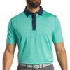 Áo Golf Tay Ngắn FootJoy  Heather Lisle, Solid Self Collar and Placket