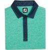 Áo Golf Tay Ngắn FootJoy  Heather Lisle, Solid Self Collar and Placket