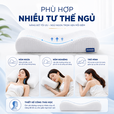 Gối cao su cao cấp Dunlopillo Nova Countour