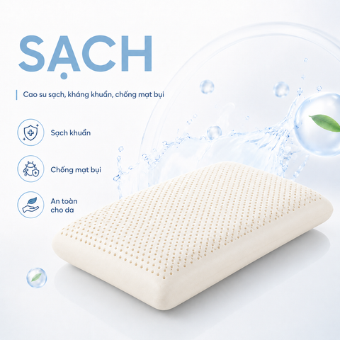 Gối cao su cao cấp Dunlopillo Neo Super Soft