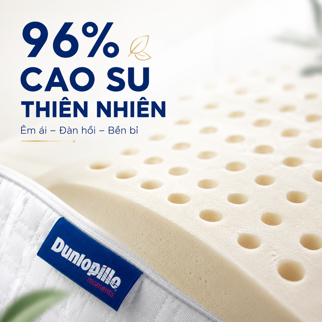 Gối cao su cao cấp Dunlopillo Nova Countour